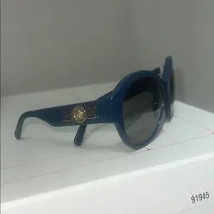Versace | Accessories | Versace Gold And Blue Sunglasses  display picture 1